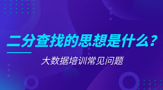二分查找的思想是什么？